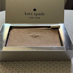 Kate Spade Sparkling Gold Slim Wallet